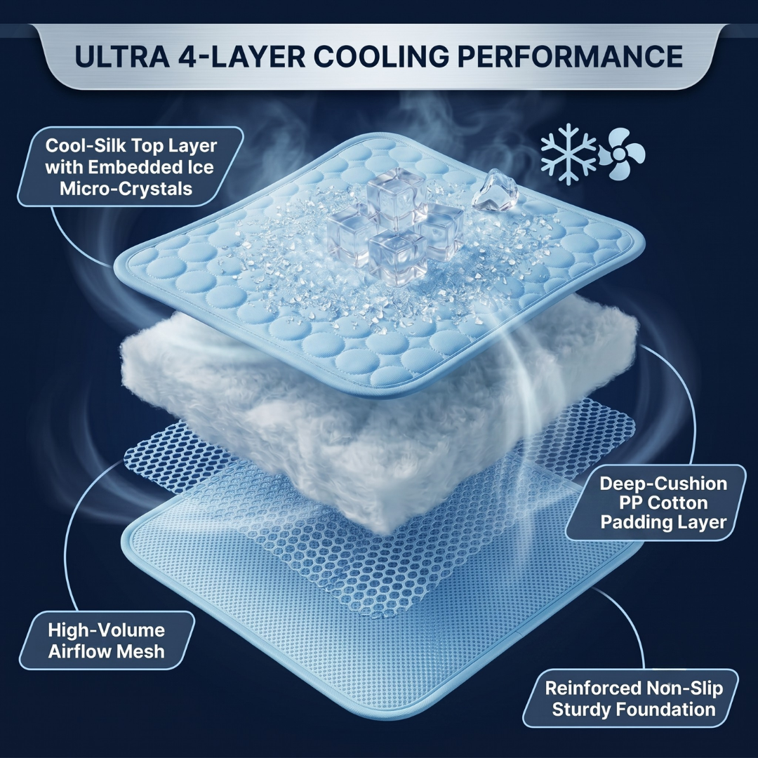 Protect Your Dog From Overheating And Dangerous Heat Stress With Doleva Cooling Mat
