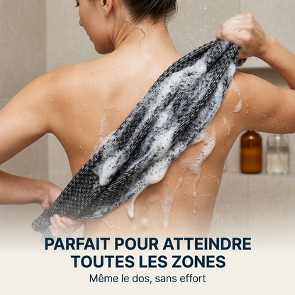 Serviette de douche exfoliante Doleva