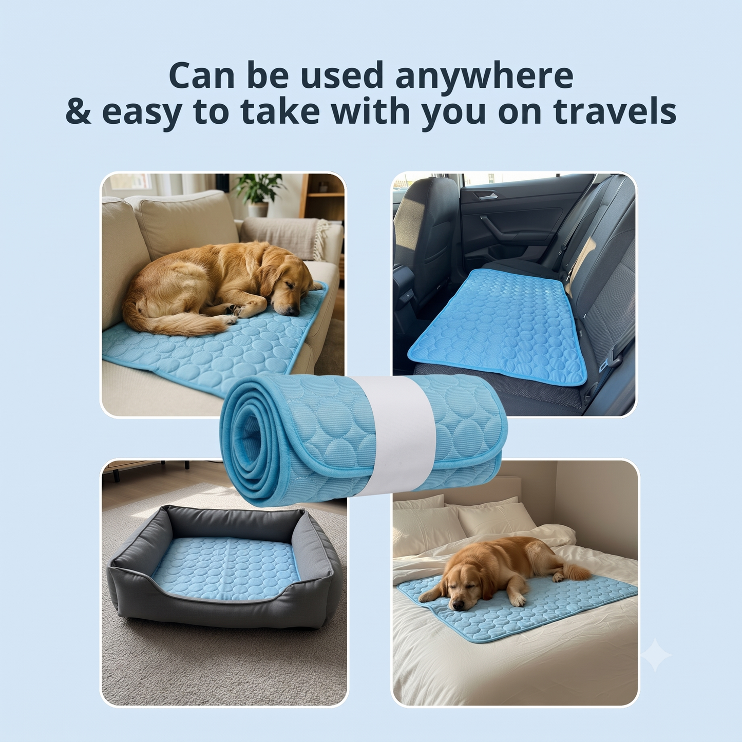 Protect Your Dog From Overheating And Dangerous Heat Stress With Doleva Cooling Mat